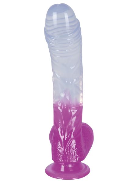 Żelowy realistyczny penis dildo z przyssawką 19cm - 6