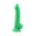 Dildo realistyczne penis naturalne przyssawka 21cm Zielone