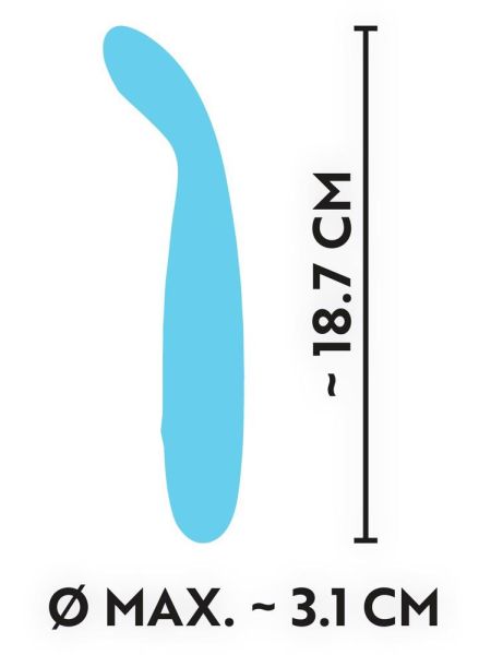 Podręczny wąski wibrator punktu G 18 cm 7 trybów - 10