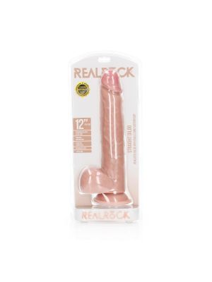 Dildo z przyssawką realistyczny wielki penis żylaste 34 cm
