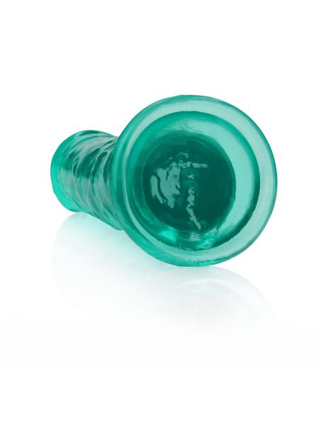 Zielone żelowe dildo z przyssawką 25 cm waginalne i analne - 4