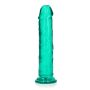 Zielone żelowe dildo z przyssawką 25 cm waginalne i analne - 2