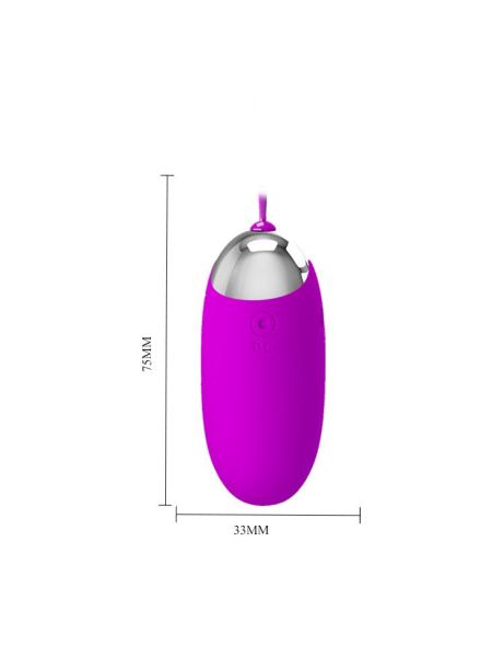 Wibrujące jajeczko stymulujące kegla orgazmowe 12 trybów USB - 3