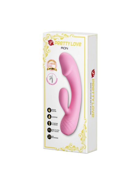 Wibrator do punktu G łechtaczki króliczek 17cm USB 12 trybów - 5