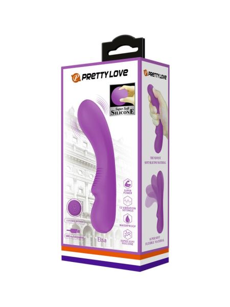 Wibrator klasyczny masażer sex stymulator 19cm USB 12trybów - 6