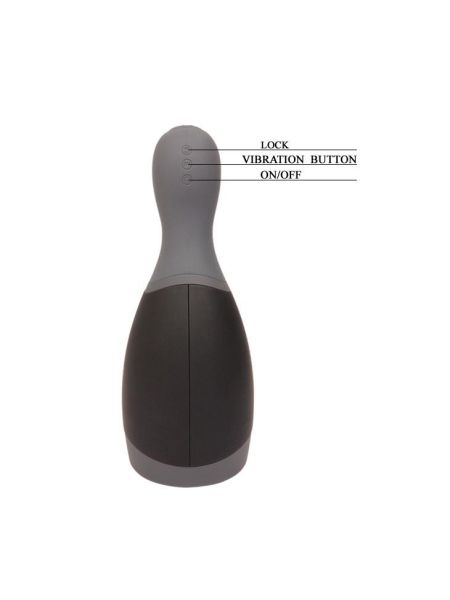 Masturbator sensor wibracje sex sztuczna cipka USB - 5