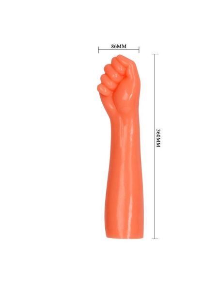 Dildo do fistingu ręka naturalna duży rozmiar 36cm - 5