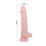 Realistyczny penis dildo z przyssawką jądrami 22cm - 5