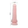 Realistyczny penis dildo z przyssawką jądrami 18cm - 4