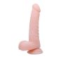 Realistyczny penis dildo z przyssawką jądrami 18cm - 2