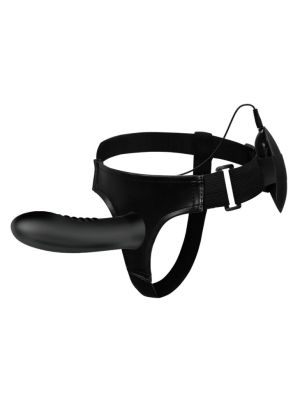 Uprząż strap-on dla mężczyzn wibrator pusty 18cm - image 2