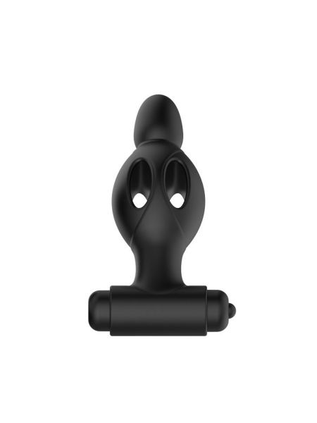 Silikonowy wibrujący korek analny sex plug 11cm - 3