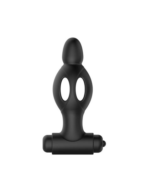 Silikonowy wibrujący korek analny sex plug 11cm