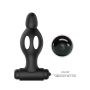 Silikonowy wibrujący korek analny sex plug 11cm - 6