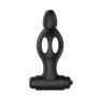 Silikonowy wibrujący korek analny sex plug 11cm - 2