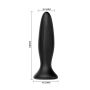 Wibrujący korek analny sex zatyczka plug 12cm - 4