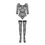 Bodystocking sex komplet body pończochy G320 S/M/L - 8