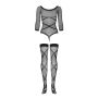 Bodystocking sex komplet body pończochy G320 S/M/L - 9