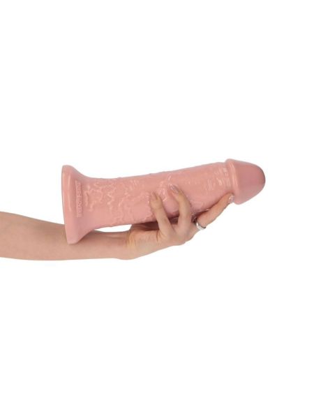 Realistyczny penis z żyłami mocną przyssawką 25cm - 4