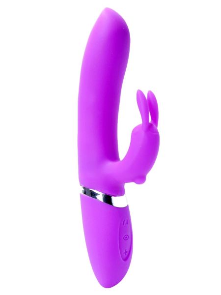 Wibrator królik masażer łechtaczki pulsacje 22cm 12 trybów USB