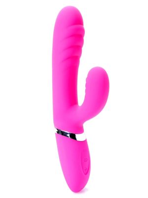 Wibrator ze stymulatorem łechtaczki królik 22cm 36 trybów USB - image 2