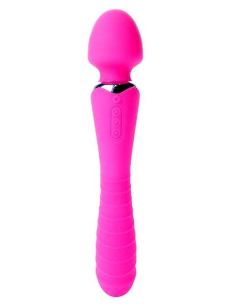 Masażer łechtaczki 2w1 sex wibrator ogrzewany 22cm 36trybów - 3