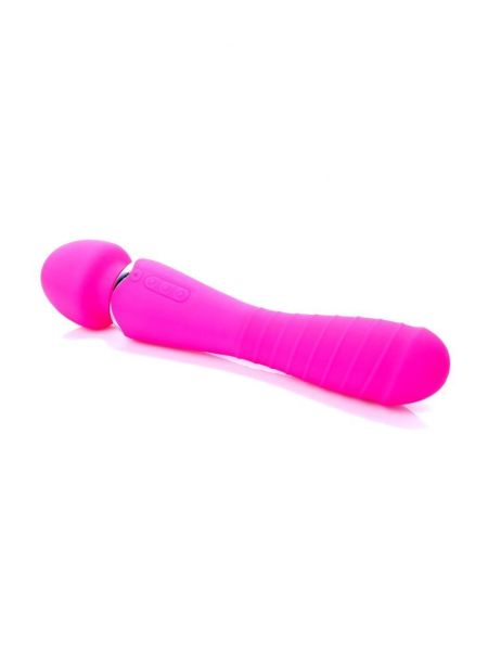 Masażer łechtaczki 2w1 sex wibrator ogrzewany 22cm 36trybów - 6