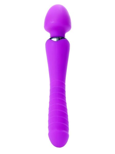 Masażer łechtaczki 2w1 sex wibrator ogrzewany 22cm 36trybów