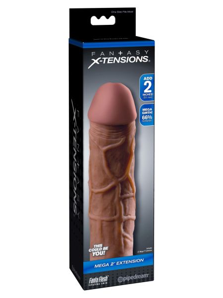 Stymulator-FX MEGA 2"""" EXTENSION BROWN