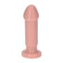 Korek dildo analne realistyczny kształt penis 10cm - 3