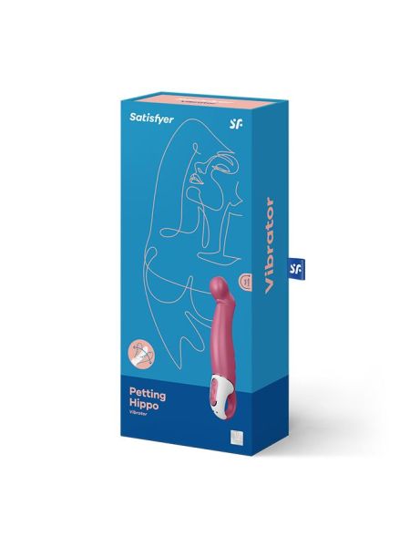 Satisfyer Petting Hippo elegancki wibrator do punktu G 12trybów 22cm