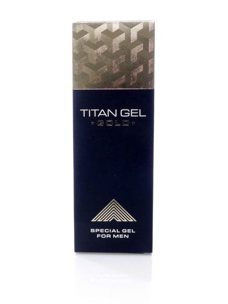 Oryginalny sprawdzony Titan Gel Gold na powiększanie penisa 50ml - 4