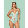 Koronkowe body erotyczne Obsessive Delicanta L/XL - 4