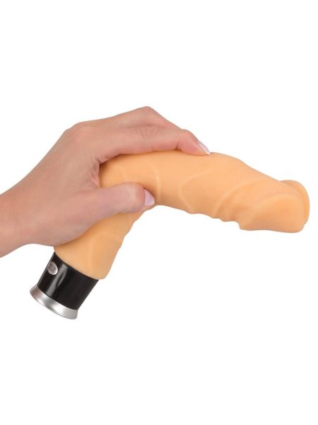 Naturalny w dotyku realistyczny wibrator penis 23cm - 9