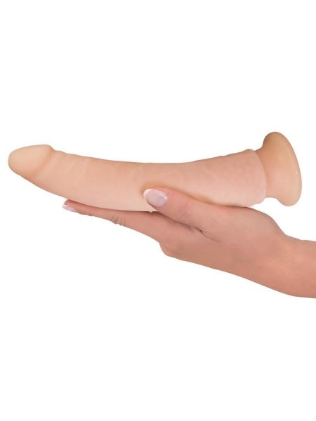 Miękkie dildo z przyssawką realistyczny penis 24cm - 8