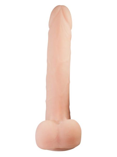 Dildo realistyczne z przyssawką i jądrami 21 cm - 6