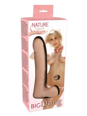 Dildo realistyczne z przyssawką i jądrami 21 cm - image 2