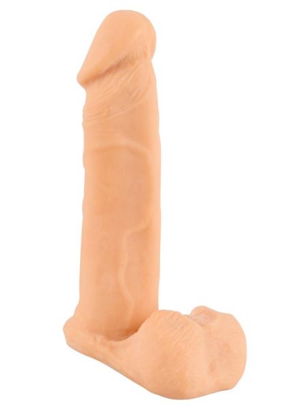 Dildo realistyczne penis naturalny z jądrami 20cm - 4