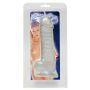 Dildo realistyczne przezroczyste penis przyssawka 18cm - 2