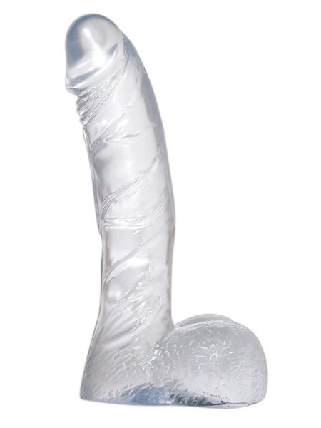 Dildo realistyczne penis sex członek jądra 14cm - 3