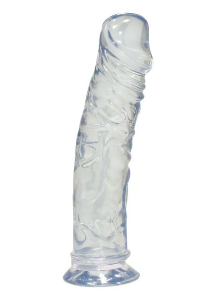 Dildo przyssawka realistyczny penis naturalny 19cm - 4