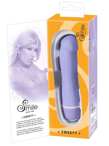 Mały podręczny wibrator jak mini penis 7tryb 12cm - 5