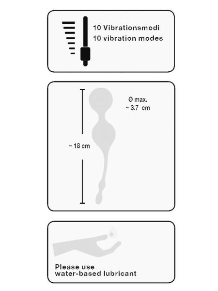 Wibrujące kulki orgazmowe ćwiczenie kegla 10 trybów - 10