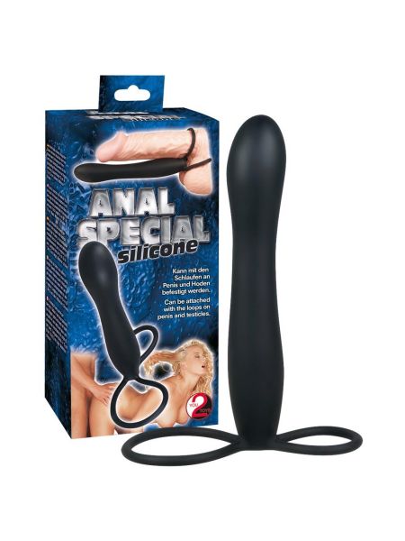 Dildo do noszenia penetracja analna podwójna 15cm - 10