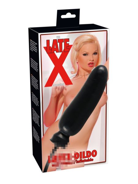 Dildo analne waginalne lateksowe pompowane 20cm - 2