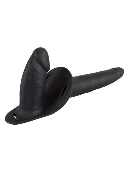 Dildo podwójne strapon do waginy i penetracji 15cm - 9