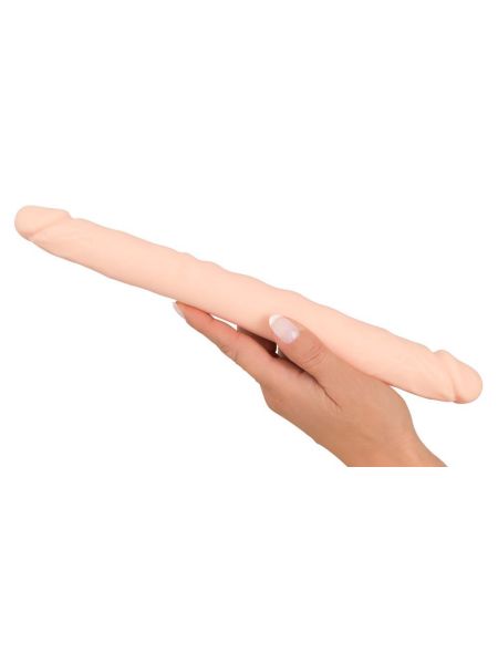 Elastyczne dildo dwie końcówki realistyczne giętkie 30,5 cm - 8