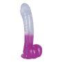 Żelowy realistyczny penis dildo z przyssawką 19cm - 3