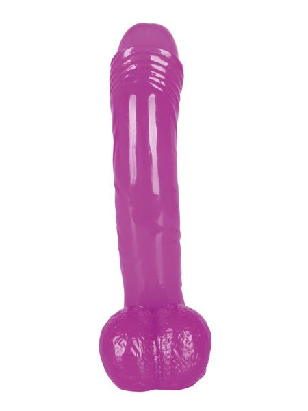 Elastyczne miękkie dildo realistyczny penis 19cm - 5