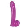 Elastyczne miękkie dildo realistyczny penis 19cm - 5